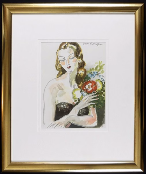 Kees van Dongen Het Bloemenmeisje