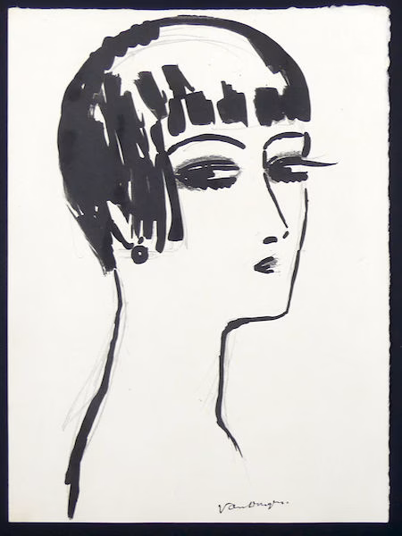 Kees van Dongen Les Cheveux Courts 2e staat